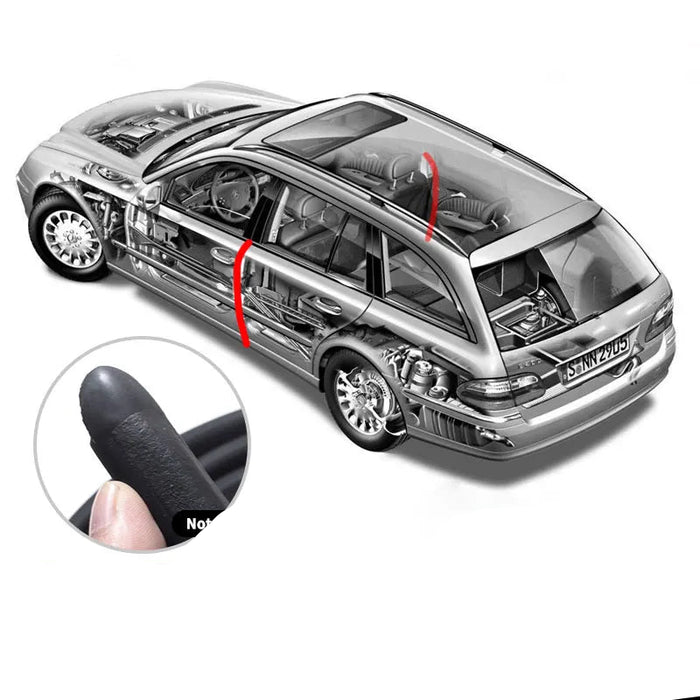 2M Car Door Edge Seal Strip Waterproof & Soundproof