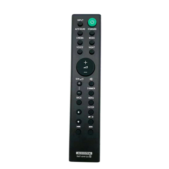 For Sony Home Theatre System Ht-S700Rf Ht-S500Rf Ht-S20R Rmt-Ah412U Replace Remote