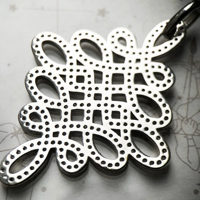925 Sterling Silver Love Knot Pendant Fashion Accessory For Women