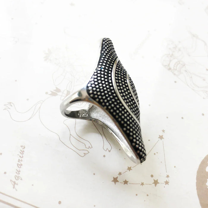 925 Sterling Silver Autumn Statement Ring Fine Jewelry For Women And Men Kathmandu Inspired