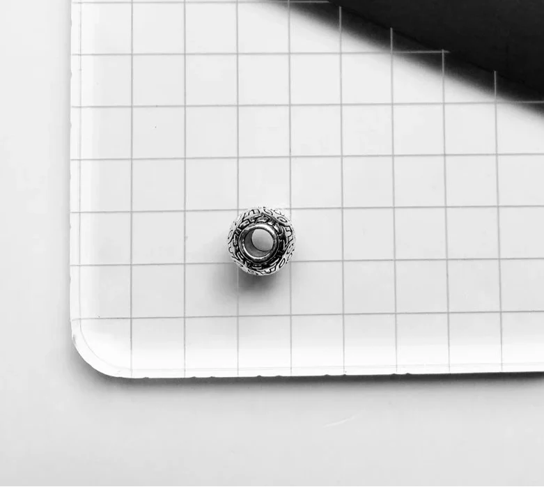 925 Sterling Silver Arabesque Ornament Beads European Jewelry Accessory