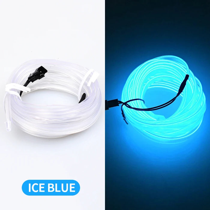 Usb 5V El Neon Cold Light Strip For Car Interior Decoration