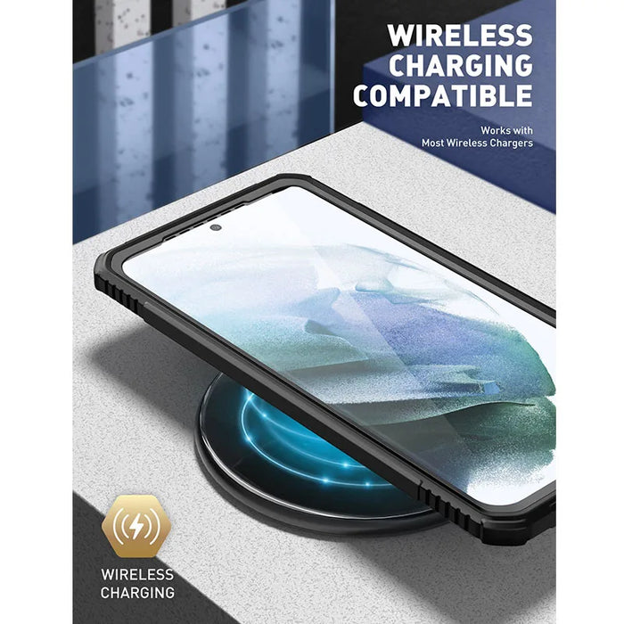 For Samsung Galaxy S21 Fe 5G 6.4 Inch 2022 Release Full-Body Rugged Case With Built-In Screen Protector