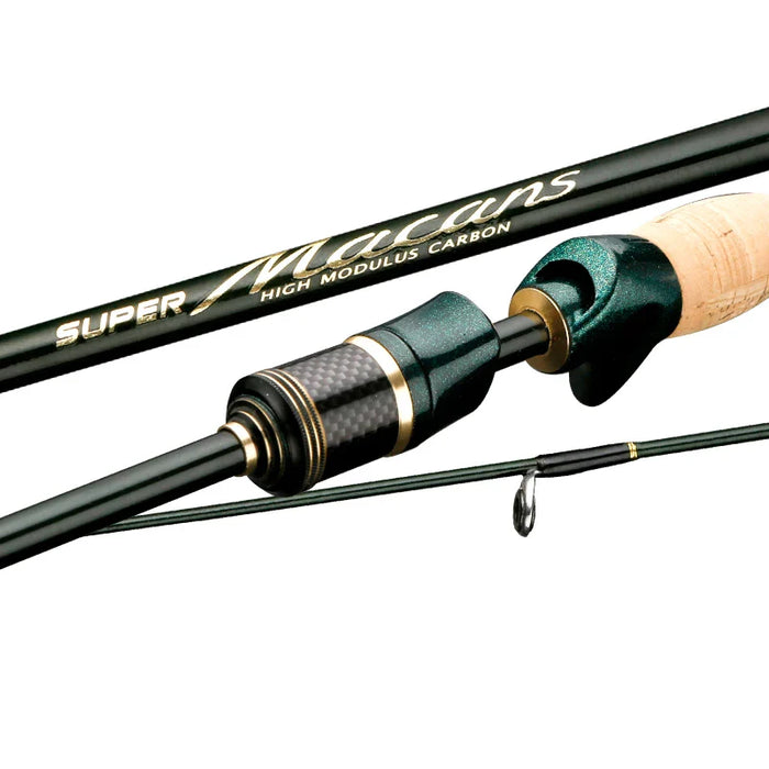 Portable Carbon Spinning Fishing Rod 4 5 Sections 1.8M / 2.1M / 2.4M