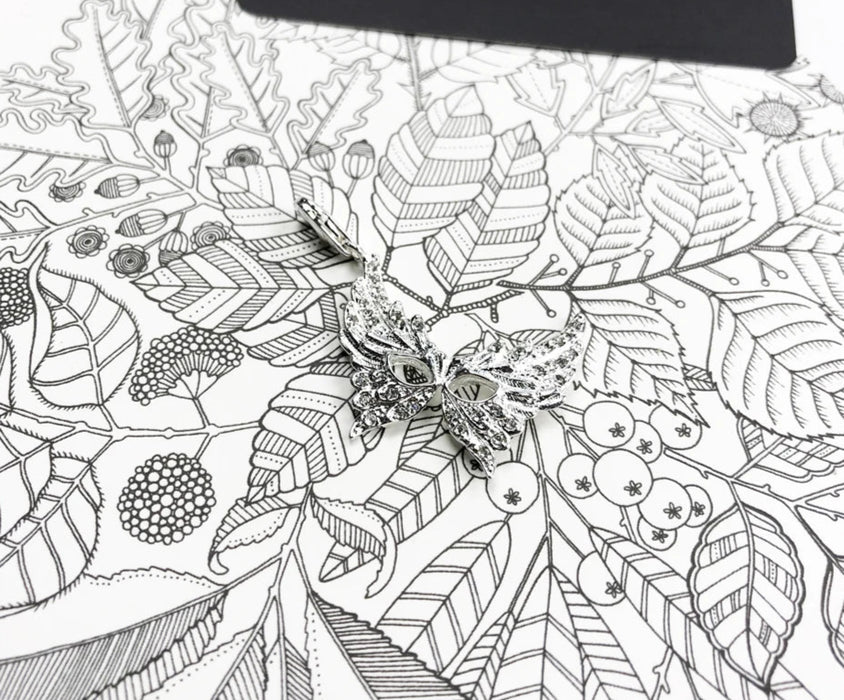 925 Sterling Silver Halloween Mask Pendant Fashion Accessory For Women