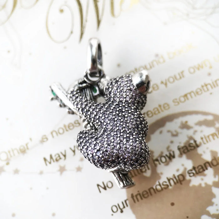 925 Sterling Silver Koala Summer Pendant Power Animal Gift For Women & Men