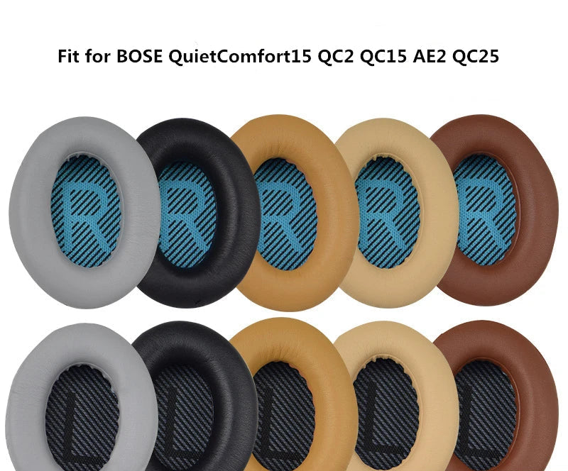 Pair of Memory Foam Ear Pads For Bose Qc2 Qc15 Ae2 Qc25 Qc35 Headphones