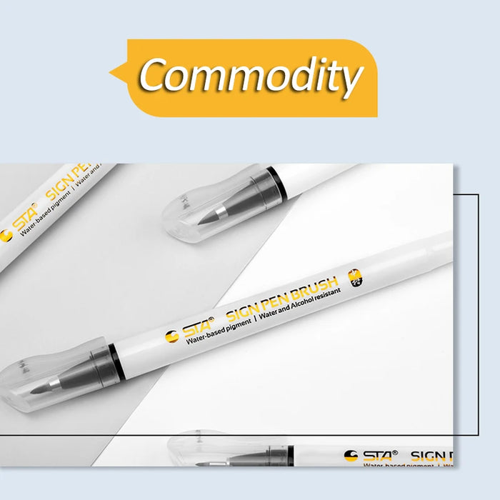 4 Pcs Japanese Calligraphy Brush Pens For Writing & Drawing