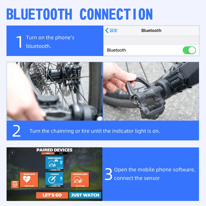 Waterproof Dual Sensor Bike Computer Ant+ / Bluetooth