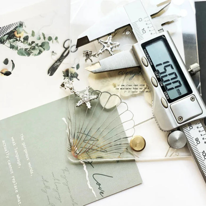 925 Sterling Silver Earrings White Stars Shine Women