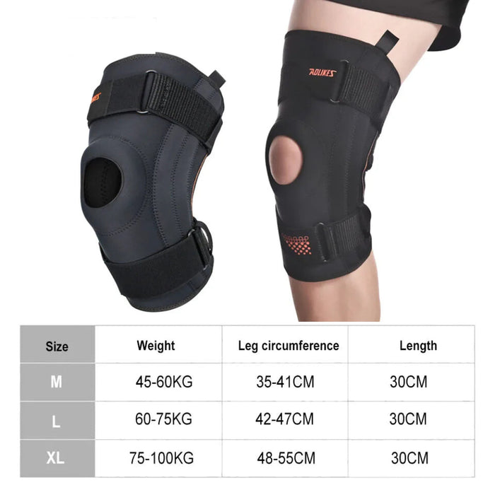 Knee Brace For Pain Relief With Side Stabilizers Meniscus Tear Support For Women & Men