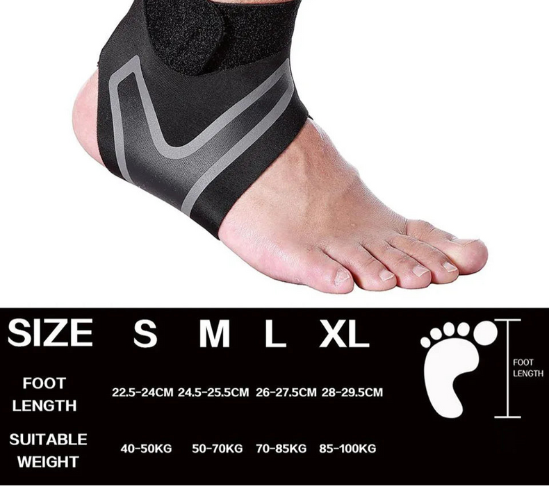 Adjustable Ankle Brace For Sprain Prevention