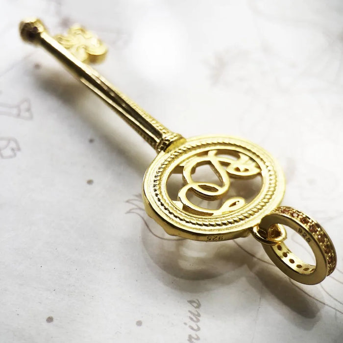 925 Sterling Silver Romantic Pure Seduction Key Pendant Fine Jewelry For Men & Women