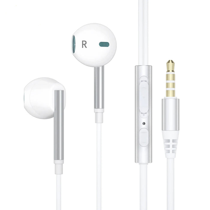 3.5Mm In Ear Wired Headphone With Microphone For Xiaomi Redmi Samsung Computer Pc Tablets Smartphone Headset Earphone