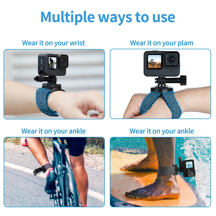 360 Degree Rotation Wrist Strap For Gopro Hero & Insta360 Action Cameras