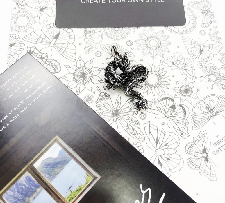 925 Sterling Silver Dragon Myth Pendant Fashion Jewelry For Men & Women