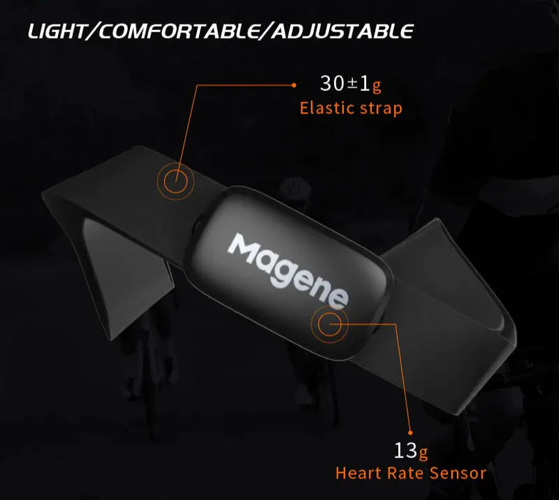 Dual Mode Heart Rate Sensor With Chest Strap For Cycling