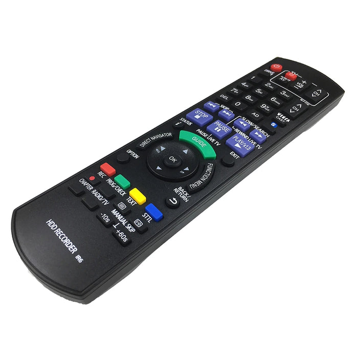 For Panasonic N2Qayb000618 Genuine Hdd Dvd Ir6 Recorder Remote Control Dmr-Hw100 Dmr-Hw100Ebk Dmr-Hw200 Dmr-Hw120 Dmr-Hw220