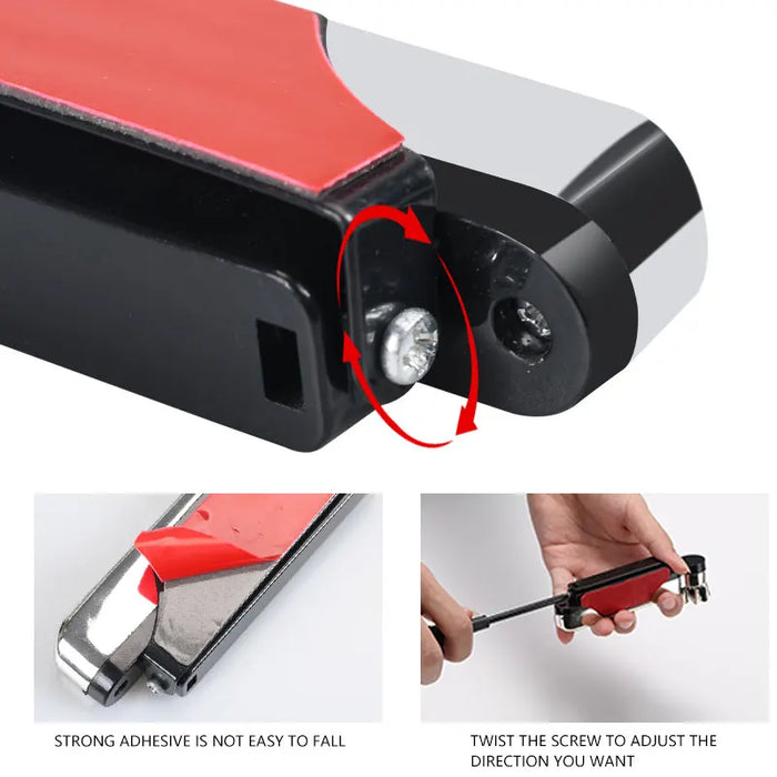 2Pcs Car Wind Energy Led Drl Daytime Running Light No Power Supply Needed