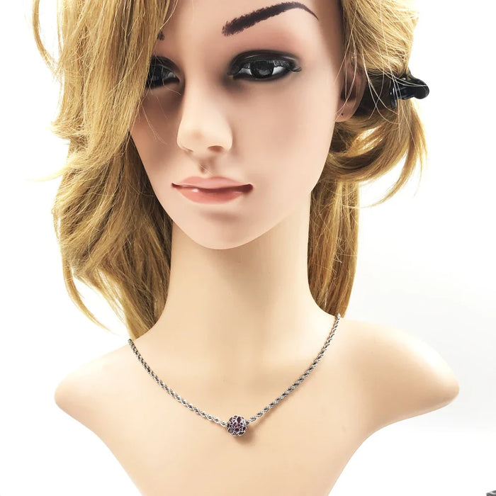 925 Sterling Silver Passion Fire Karma Wheel Necklace Fine Jewelry For Women