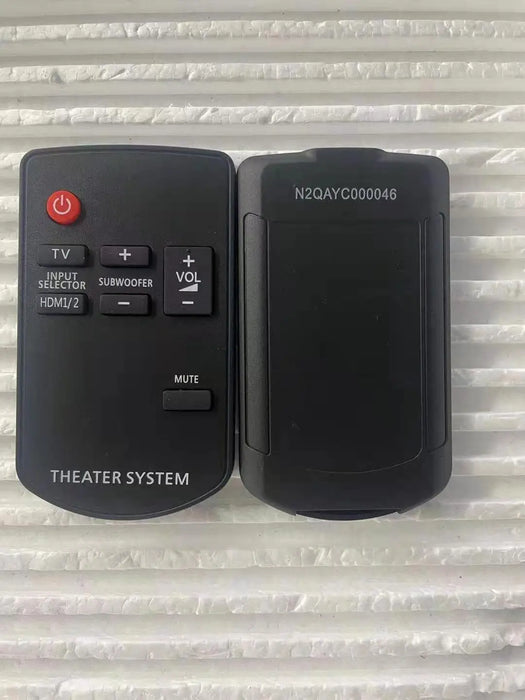 For Panasonic Home Theater Sc-Htb15 Su-Htb15 Schtb15 N2Qayc000046 Replace Remote