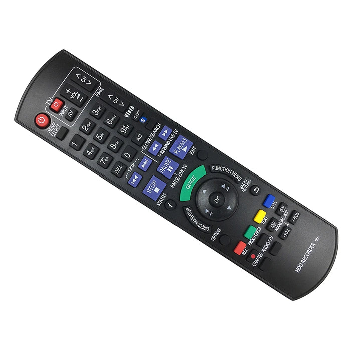 For Panasonic N2Qayb000618 Genuine Hdd Dvd Ir6 Recorder Remote Control Dmr-Hw100 Dmr-Hw100Ebk Dmr-Hw200 Dmr-Hw120 Dmr-Hw220