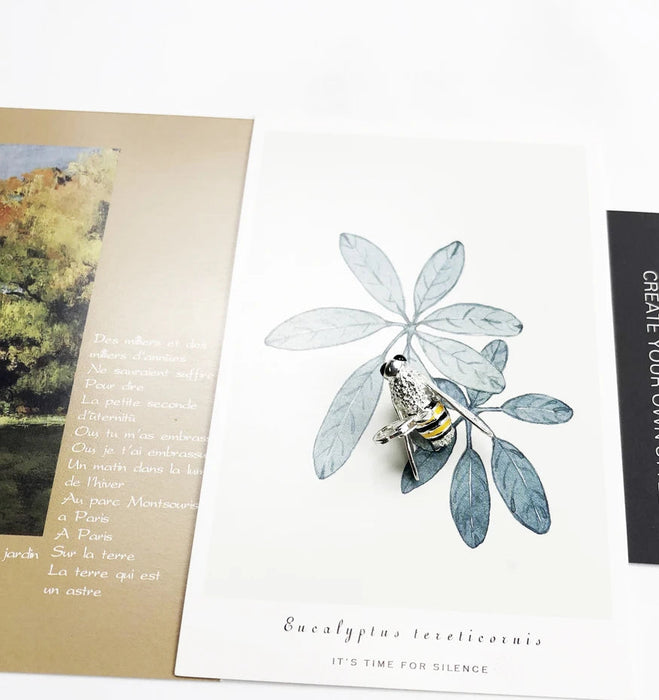 925 Sterling Silver Winter Bee Pendant Trendy Fashion Jewelry For Women & Men