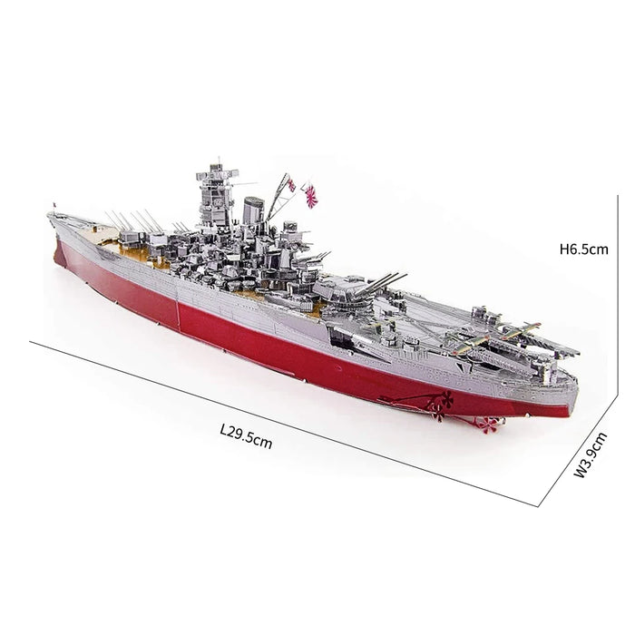 3D Battleship Model Puzzle Kit Perfect Gift For Adults