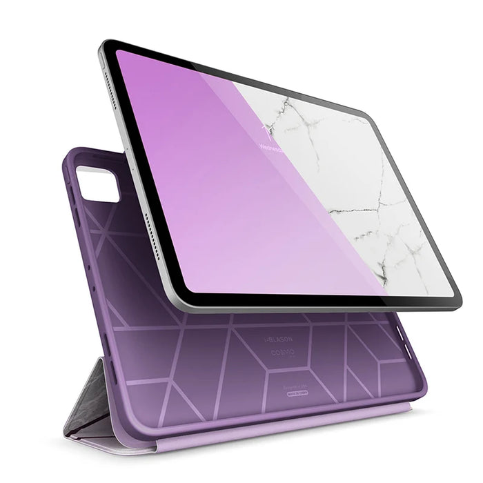 For Ipad Pro 12.9 2022 / 2021 / 2020 / 2018 Cosmo Full-Body Trifold Stand Protective Smart Case With Auto Sleep