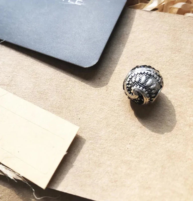 925 Sterling Silver Maori Beads Charms For European Jewelry
