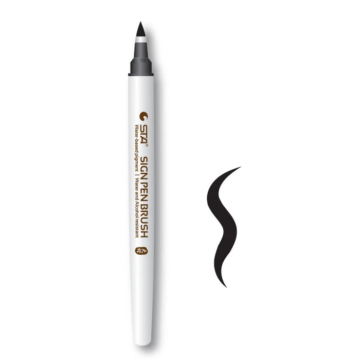 4 Pcs Japanese Calligraphy Brush Pens For Writing & Drawing