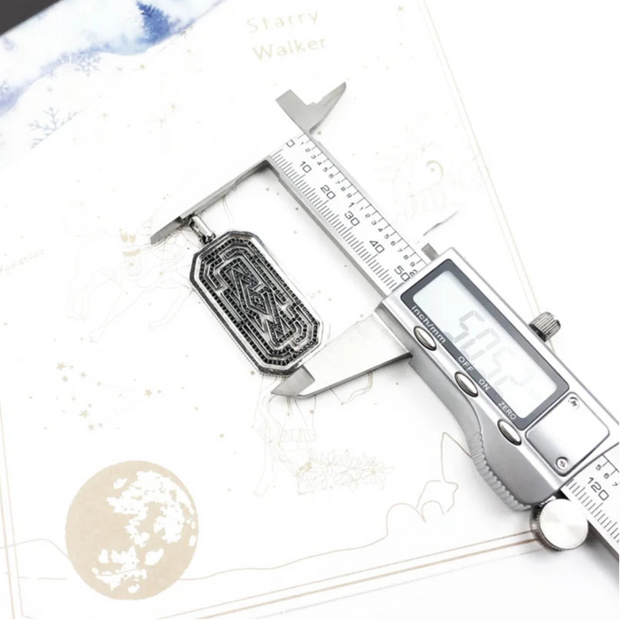 925 Sterling Silver Symbolic Labyrinth Pendant Maze Necklace For Men & Women