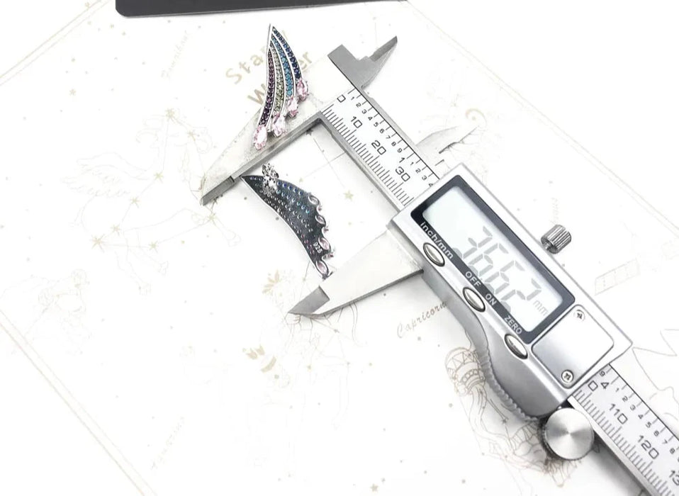 925 Sterling Silver Boho Rainbow Hummingbird Earrings For Women