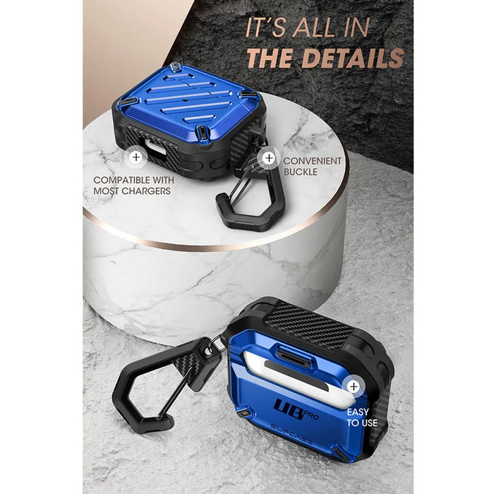 For Airpods 3 3Rd Generation 2021 Ub Pro Full-Body Rugged Protective Case With Carabiner
