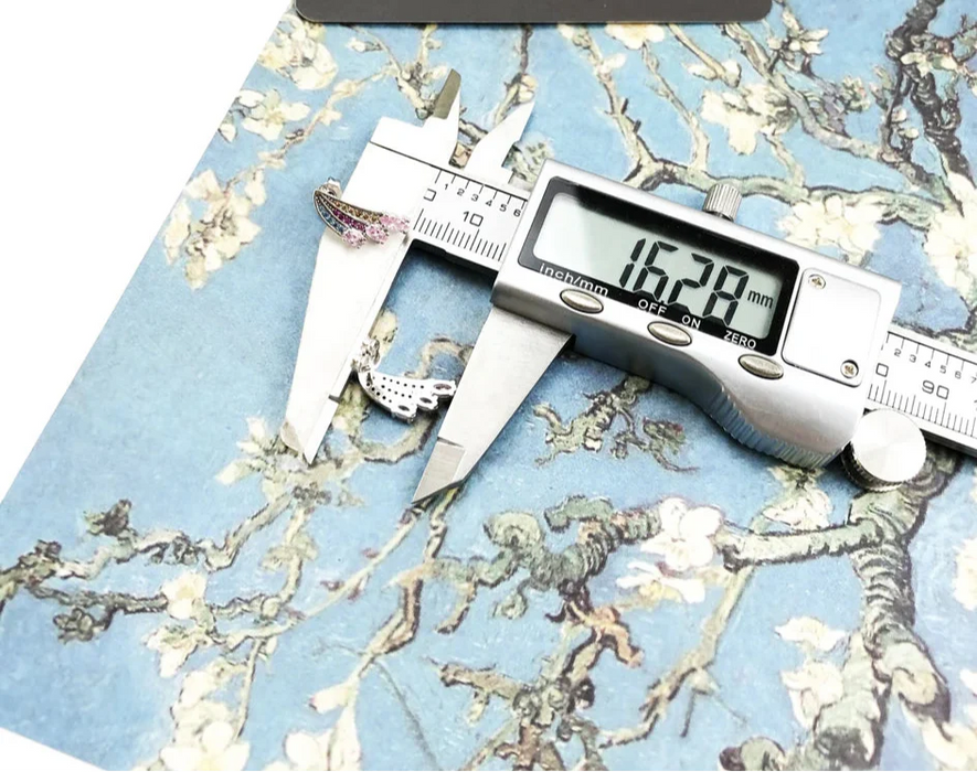 925 Sterling Silver Rainbow Hummingbird Wing Studs