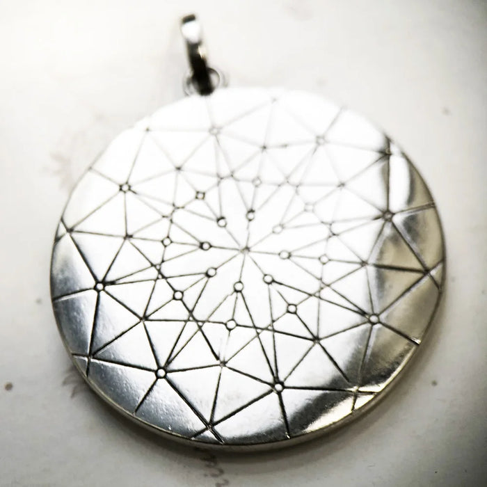 925 Sterling Silver Mystical Symbols Pendant Fashion Accessory For Men & Women