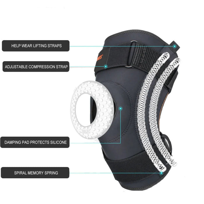 Knee Brace For Pain Relief With Side Stabilizers Meniscus Tear Support For Women & Men