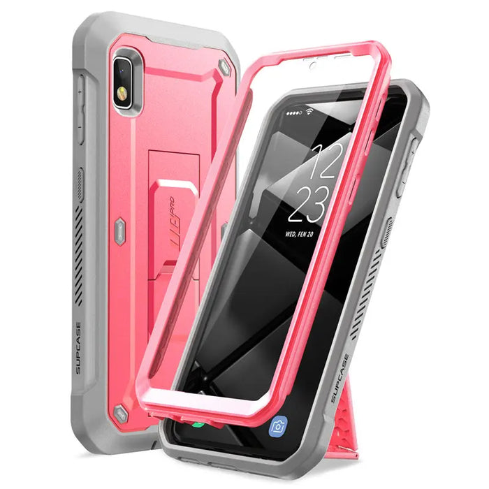 For Samsung A10E 2019 Rugged Holster Case With Built-In Screen Protector & Kickstand
