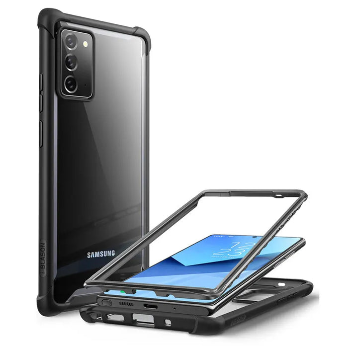 For Samsung Galaxy Note 20 6.7 Inch 2020 Ares Full-Body Rugged Clear Bumper Case Without Built-In Screen Protector