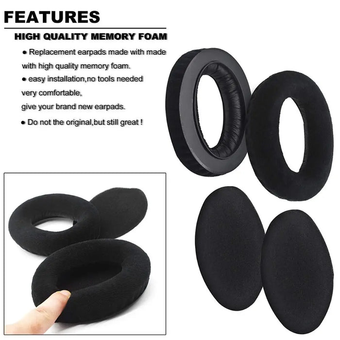 Pair of Memory Foam Ear Pads For Sennheiser Hd 600 660S 650 6Xx 580 58X 565 545 535 Headphones