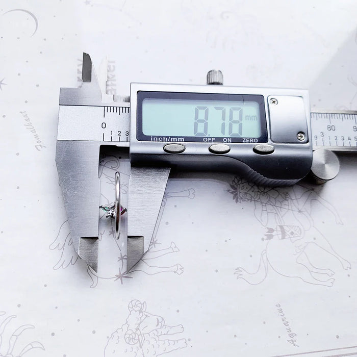 925 Sterling Silver Strawberry Love Ring Cute For Girls & Women Collection