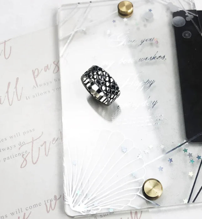 925 Sterling Silver Vintage Snake Ring Women Jewelry European Style