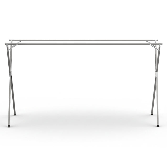 Clothes Rack Adjustable Foldable Steel
