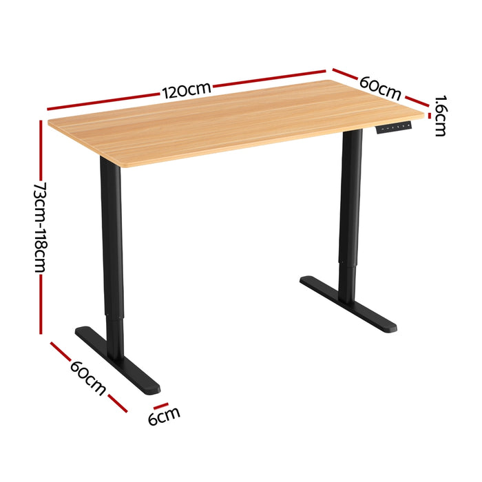 120cm Electric Adjustable Computer Desk