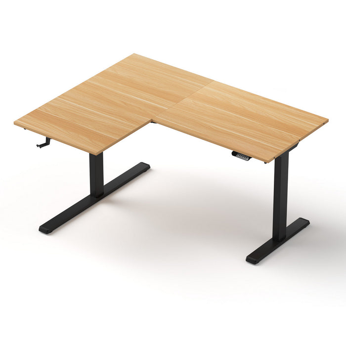 L-Shape Electric Standing Desk Sit Stand Up Height Adjustable Motorised