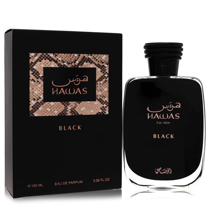 Hawas Black Eau De Parfum Spray For Men-100 Ml