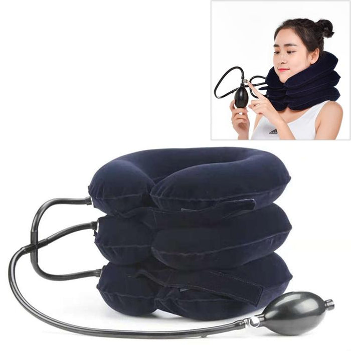 Full Cashmere Cervical Traction Instrument Neck Massage & Support