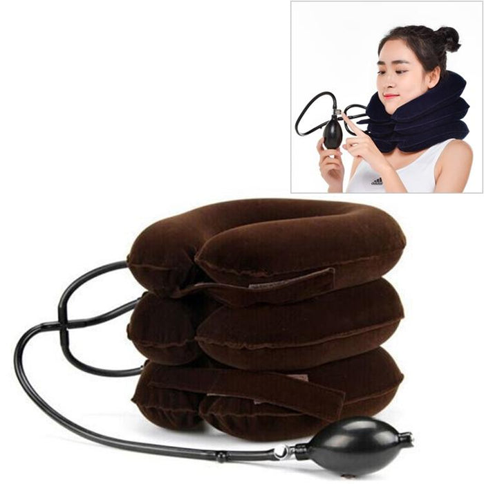 Full Cashmere Cervical Traction Instrument Neck Massage & Support