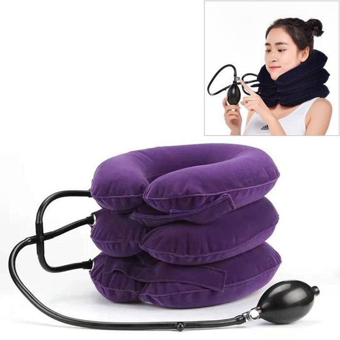 Full Cashmere Cervical Traction Instrument Neck Massage & Support