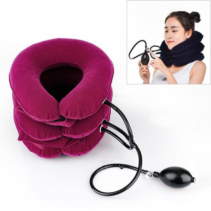 Full Cashmere Cervical Traction Instrument Neck Massage & Support
